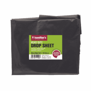 Hamilton's  Heavy Duty Plastic Drop Sheet 2m x 5m - 100micron
