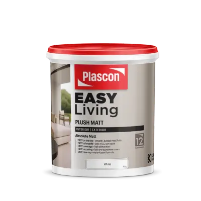 Plascon Easy Living Plush Matt 1L White
